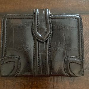 BRIGHTON Black Leather Wallet